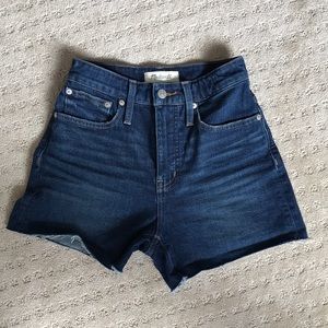 Madewell Curvy High-Rise Denim Shorts